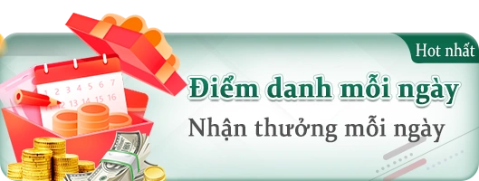 Điểm danh mỗi ngày, nhận thưởng mỗi ngày